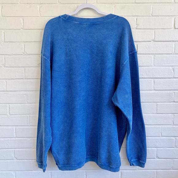 Chicka-D Original Corded Crewneck 'NASH' Sweatshirt in Blue, SZ XL NWT - Picture 6 of 6